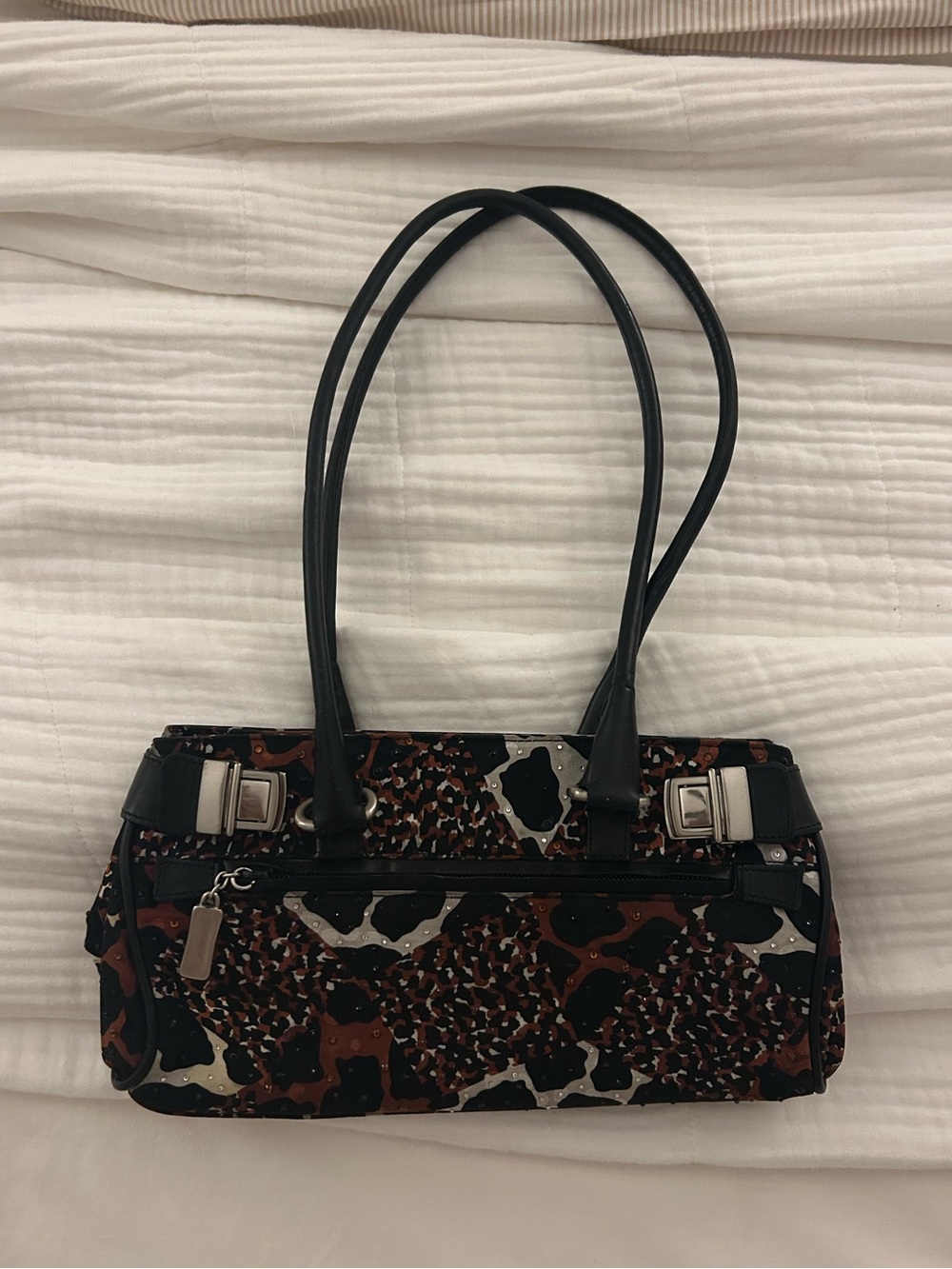 VINTAGE Stewart Weitzman Shoulder Bag Rhinestoned
